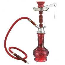 Cachimbo de fumo do preço de fábrica para fumar com cor vermelha (ES-HK-008)